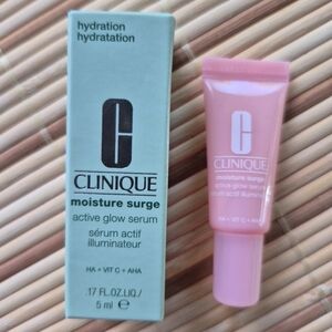 SALE! CLINIQUE Moisture Surge™ Active Glow Serum with Hyaluronic Acid 5ml NIB